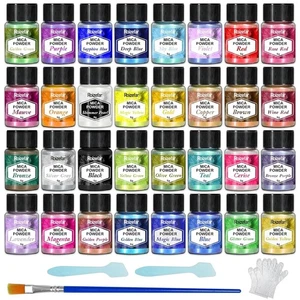 Mica-Pulver 32 Farben | Epoxidharz-Colorierung | Schmuckherstellung - Bild 1 von 7