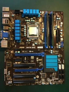MSI ZH77A-G43(MS-7758) z Intel i7-3770, z osłoną I/O, z 4 GB - Zdjęcie 1 z 13