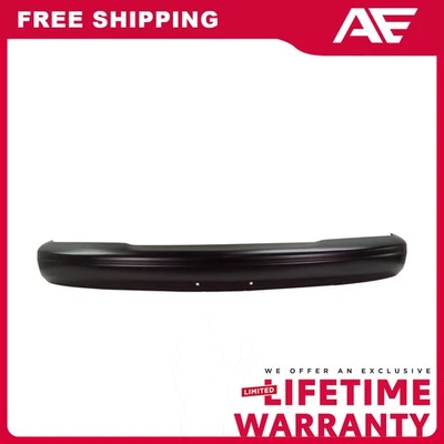 Parachoques delantero de acero negro para 96-02 Chevrolet Express 1500 2500 3500 GMC Savana Foto 1 de 4