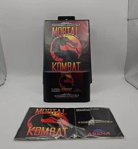 Mortal Kombat Sega Mega Drive Game Complete with Box and Manual, 1993 PAL - Picture 1 of 9