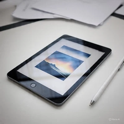 Apple iPad Air 2 Wi-Fi Tablet 32GB 2014 Space Gray Model - Image 1 of 2