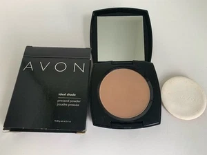 Avon Ideal Shade Pressed Powder - Deep Basane (P305) Premium Face Makeup Read - Picture 1 of 7
