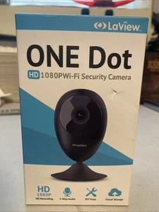 LaView ONE Dot 1080P Wireless Indoor Surveillance Camera (Black) - Picture 1 of 5