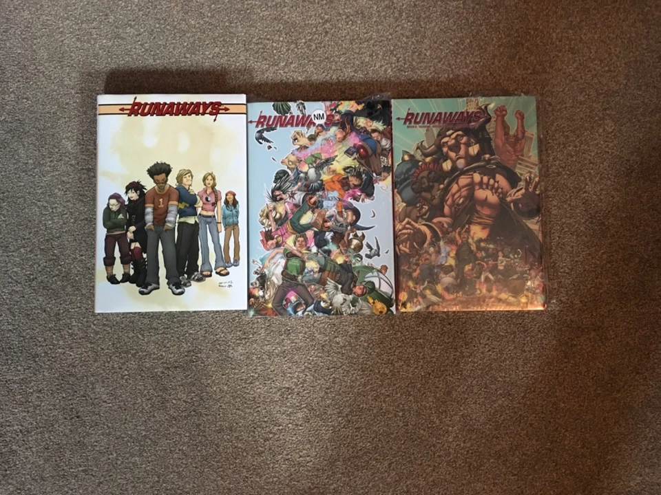 Runaways Vol 1,2&3 Oversized Hardcover Marvel 2005 OHC Brian K Vaughn OOP  Foto 1 de 1