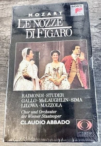 Mozart - Le Nozze di Figaro (VHS) 2 Vhs Sony Classical Claudio Abbado 1993 - Picture 1 of 2