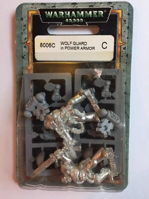 Space Wolves Wolf Guard in power armour with power sword and bolter 8006C - Image 1 of 2