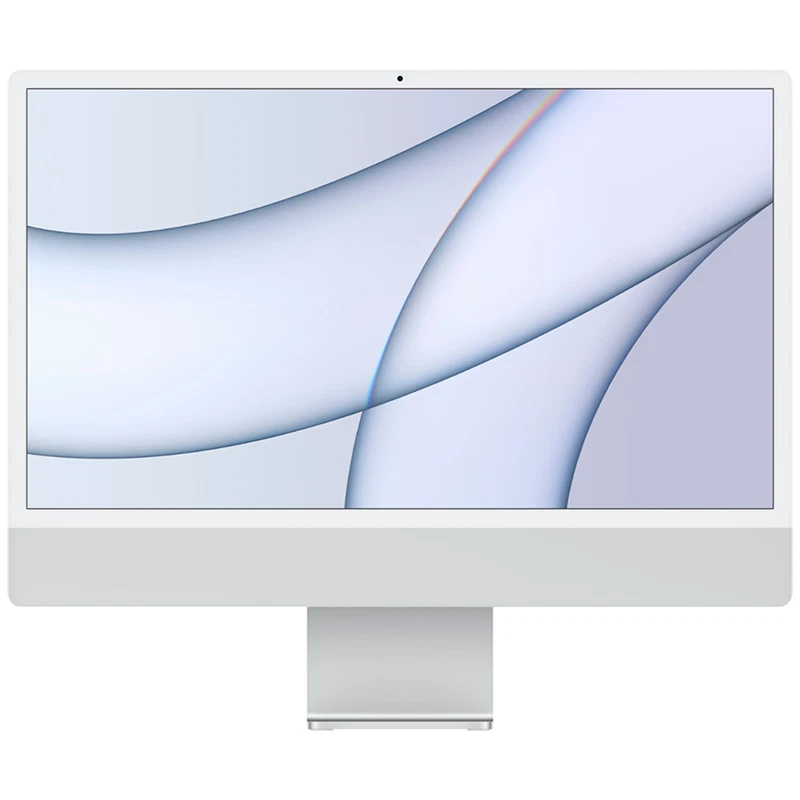 Brand New Apple iMac 24" (512GB SSD, Apple M1, 3.20GHz, 16GB, 8-Core GPU) Silver - Image 1 of 3