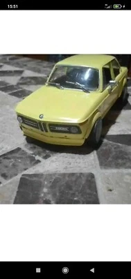 Modellino BMW 2002 Alpina  in Ferro scala 1: 24 Giallo Marca Shuco  - Immagine 1 di 4