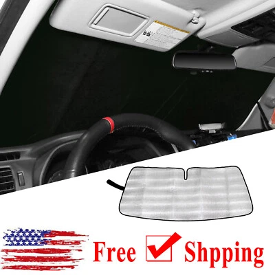 1PCS Car Windshield Folding Sun Shade Heat Shield For Toyota 4Runner 2010-2020 Foto 1 de 4