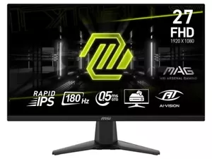 MSI MAG 275F 27" FHD Rapid IPS 180Hz 0.5ms Gaming Monitor MAG 275F - Picture 1 of 5