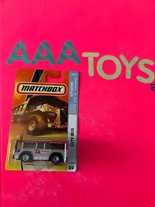Matchbox City Bus #50 Grey - Picture 1 of 2