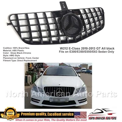 GT E-Class parrilla sedán All Black Star 2010-2013 Panamericana E63 E550 E350 2011 Foto 1 de 4