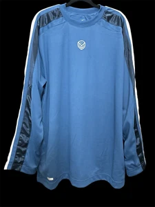 Nike Y2K Hooptech Dri Fit Basketball Pullover Size XL Blue white Black - Picture 1 of 10