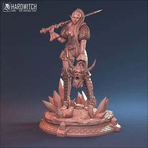 Elf Dämonenjägerin Miniature Warrior Figurine for Ttrpg's Like Dnd 5e Pathfinder - Bild 1 von 6
