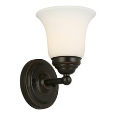 Hampton Bay 1-Light Oil Rubbed Bronze Wall Sconce