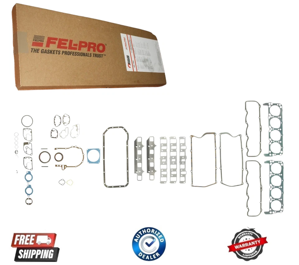 NEW FEL-PRO 260-1075 Engine Kit Full Gasket Set IHC International 266 304 345 - Image 1 of 1