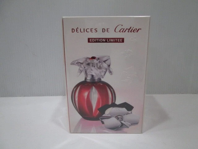 DELICES de CARTIER Profumo Donna Eau De Toilette 50ml+Perfume S, Edition Limitee - Immagine 1 di 3