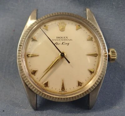 Rolex Oyster Precision 5501 Air King 34 m automático 1960 vintage para hombre Foto 1 de 4