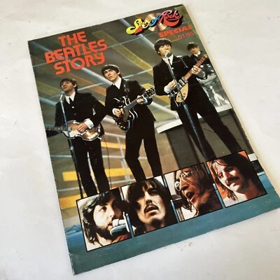 VTG 1974 Story of Rock Special: The Beatles Story Mag-biography-pics-US tour '64 - Image 1 of 4