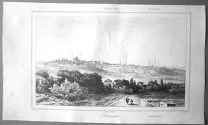 Impresión 1840 Adrianópolis Edirne, Turquía, #3 - Imagen 1 de 1