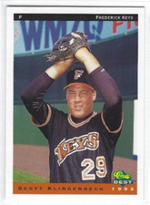 1993 Frederick Keys (Class A-Baltimore Orioles) Scott Klingenbeck