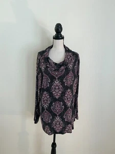 Chico's Zenergy Sweater Paisley Chicos Size 4 (Size XL) - Picture 1 of 13