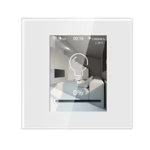 Intelligent Color LCD Touch Dimmer Smart Switch, Real Smart Living,WiF,APP/Voice - Picture 1 of 12