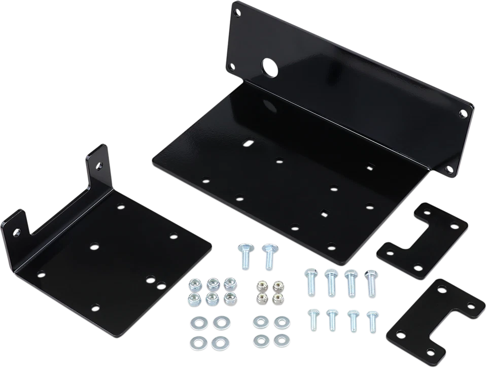 Montaje de cabrestante delantero Moose Utility negro ATV para 02-10 Polaris Sportsman 500 800 Foto 1 de 1