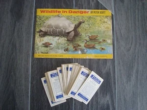Brooke Bond Tea Cards Empty Album Order Form / Set Of Cards - WILDLIFE IN DANGER - Picture 1 of 2