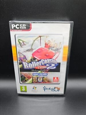 Roller Coaster Tycoon 2 Deluxe Edition PC NEW Sealed UK Version - Image 1 of 2