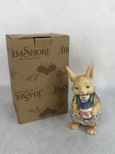 Jim Shore Easter Bunny Figurine Heartwood Creek Happy Easter Wishes 4037676 - Picture 1 of 8