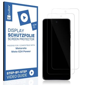 2x 3D Screen Protector matte for Motorola Moto G24 Power Flexible Protection - Picture 1 of 6