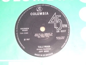 Jeff Beck - Tallyman Columbia 45 - Bild 1 von 2