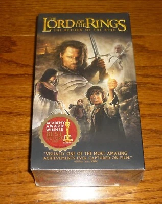 SEALED Lord Of The Rings The Return Of The King VHS video tape, Peter Jackson - Image 1 of 4