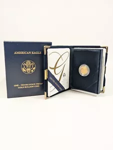 2004-W Proof American Gold Eagle $5 1/10th Ounce with Box & COA - Picture 1 of 11
