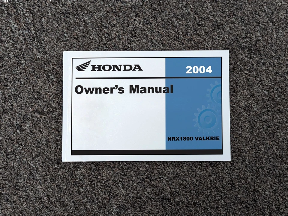Honda NRX1800 2004 Valkyrie motocicleta manual del operador guía del usuario Foto 1 de 1
