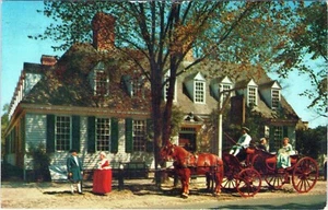 Raleigh Tavern Williamsburg Virginia Postcard 1964 Posted - Picture 1 of 2