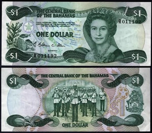 BAHAMAS 🇧🇸 P43a* 1 DÓLAR* ND 1974 (1984)* SIGNO W.C ALLEN* F/XF* VENDEDOR DE ESTADOS UNIDOS - Imagen 1 de 1