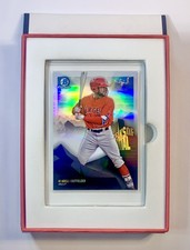 2018 Bowman Chrome Peak of Potential Jo Adell REFRACTOR SP - Los Angeles Angels
