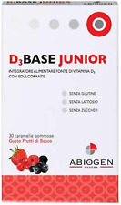 Integratore D3 Base Junior, Frutti Bosco, 30 Caramelle Gommose