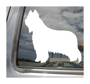 Briard Dog - Berger de Brie Purebred Car Truck Window Vinyl Decal Sticker 01587 - Picture 1 of 2