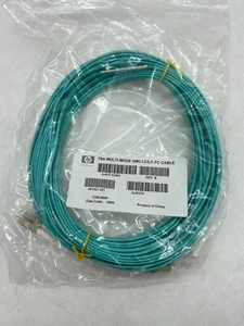 New HP 15m MULTI-MODE OM3 LC/LC FC CABLE AJ837-63001/63002 Free Shipping - Picture 1 of 4