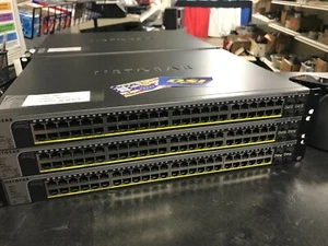 NETGEAR ProSAFE GS752TP-100NAS 48 Port PoE+ Gigabit Switch + 4 SFP L2/L3 Managed - Picture 1 of 9