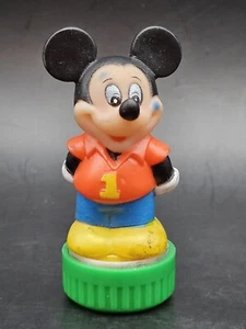 Vintage Walt Disney Productions MICKEY MOUSE #1 STAMP 3" Figure w Green Ink - Picture 1 of 9