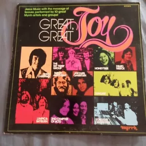 GREAT,GREAT JOY JESUS MUSIC W/MESSAGE OF FOREVER 10 ARTISTS 33 RPM LP VERY NICE - Picture 1 of 4