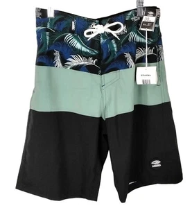 AXESEA Men's Surf Swim Trunks Quick Dry Tropical Swim Shorts Pockets Size 30 W - Picture 1 of 8