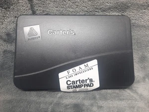 Avery Carter's Schaumstoff Stempelkissen, 2,75 x 4,25 Zoll, schwarz, 1 Pad (21381) - Bild 1 von 1