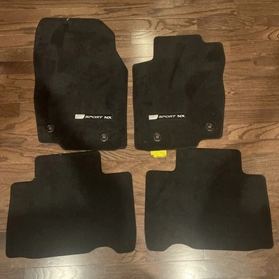 2015-2021 LEXUS NX200T 300 F SPORT OEM ЧЕРНЫЙ КОВЕР КОВРИКИ - Изображение 1 из 4