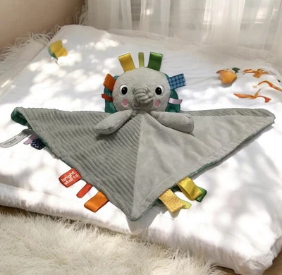 Cobertor de segurança amoroso de pelúcia fofante brinquedo sensorial início brilhante - Imagem 1 de 4