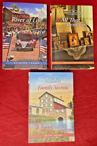 Secrets of Wayfarers Inn Lot of 3 Hardcover Guideposts Christian Mystery Books - Bild 1 von 4